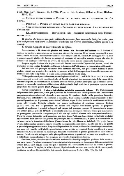 Giurisprudenza comparata di diritto corporativo sindacale e del lavoro