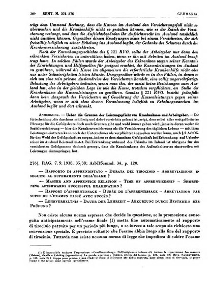 Giurisprudenza comparata di diritto corporativo sindacale e del lavoro