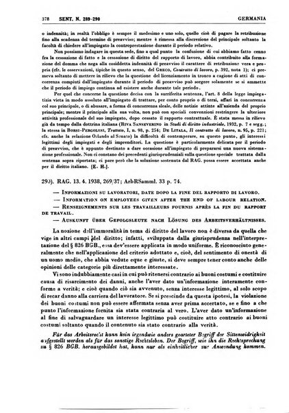 Giurisprudenza comparata di diritto corporativo sindacale e del lavoro