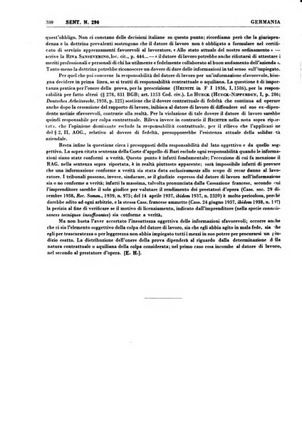 Giurisprudenza comparata di diritto corporativo sindacale e del lavoro