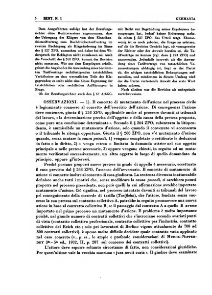 Giurisprudenza comparata di diritto corporativo sindacale e del lavoro