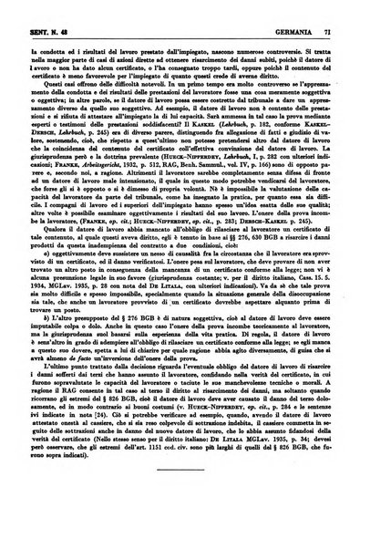 Giurisprudenza comparata di diritto corporativo sindacale e del lavoro