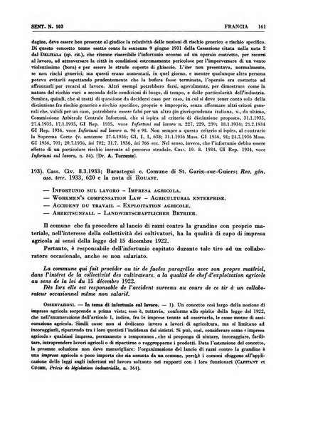 Giurisprudenza comparata di diritto corporativo sindacale e del lavoro