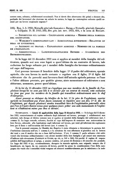 Giurisprudenza comparata di diritto corporativo sindacale e del lavoro