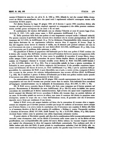 Giurisprudenza comparata di diritto corporativo sindacale e del lavoro