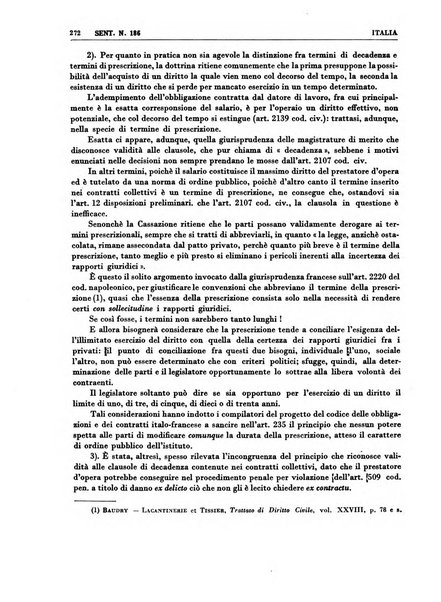 Giurisprudenza comparata di diritto corporativo sindacale e del lavoro