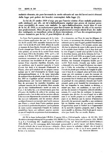 Giurisprudenza comparata di diritto corporativo sindacale e del lavoro