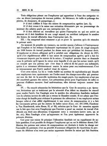 Giurisprudenza comparata di diritto corporativo sindacale e del lavoro