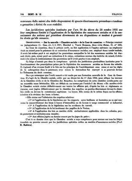 Giurisprudenza comparata di diritto corporativo sindacale e del lavoro