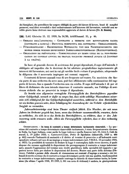 Giurisprudenza comparata di diritto corporativo sindacale e del lavoro