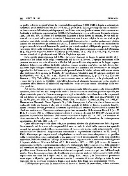 Giurisprudenza comparata di diritto corporativo sindacale e del lavoro