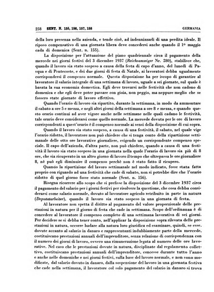 Giurisprudenza comparata di diritto corporativo sindacale e del lavoro