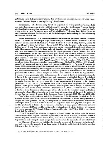 Giurisprudenza comparata di diritto corporativo sindacale e del lavoro