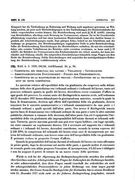 Giurisprudenza comparata di diritto corporativo sindacale e del lavoro