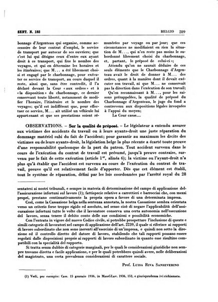 Giurisprudenza comparata di diritto corporativo sindacale e del lavoro