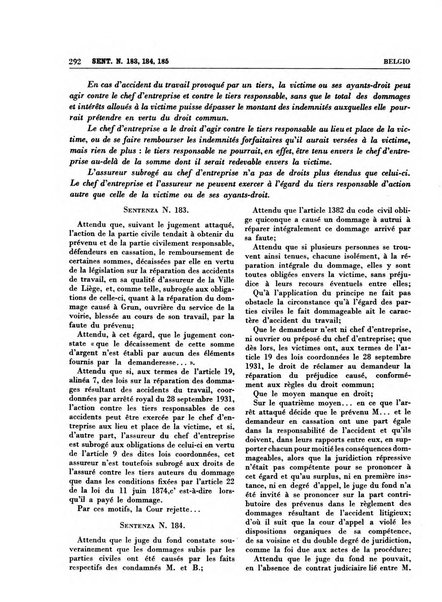 Giurisprudenza comparata di diritto corporativo sindacale e del lavoro