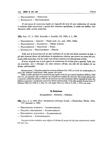 Giurisprudenza comparata di diritto civile con cenni di legislazione e bibliografia internazionale