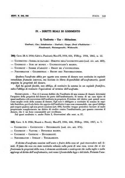 Giurisprudenza comparata di diritto civile con cenni di legislazione e bibliografia internazionale