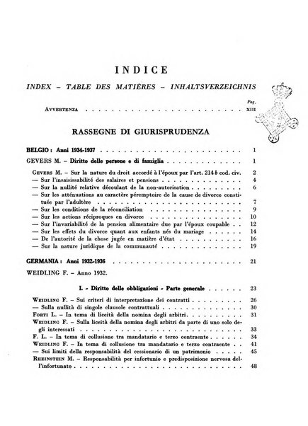 Giurisprudenza comparata di diritto civile con cenni di legislazione e bibliografia internazionale