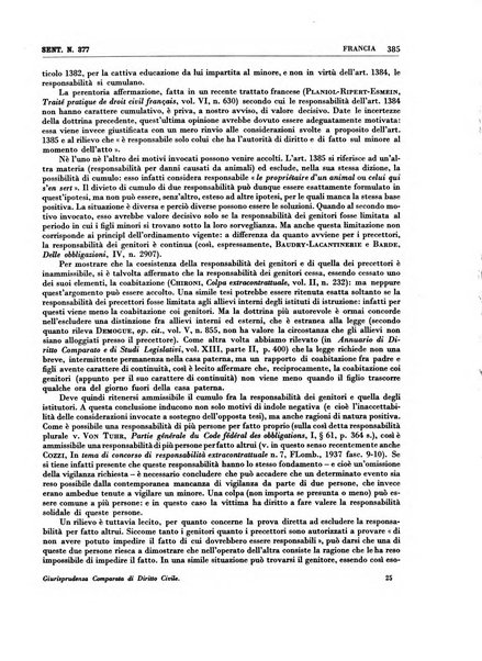 Giurisprudenza comparata di diritto civile con cenni di legislazione e bibliografia internazionale