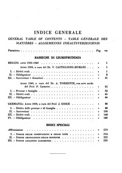 Giurisprudenza comparata di diritto civile con cenni di legislazione e bibliografia internazionale