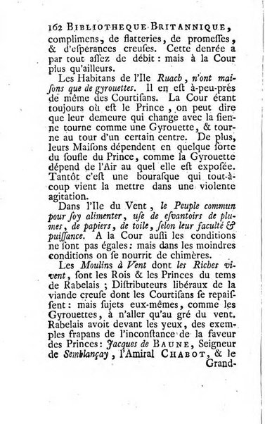 Bibliotheque britannique ou histoire des ouvrages des savans de la Grande Bretagne