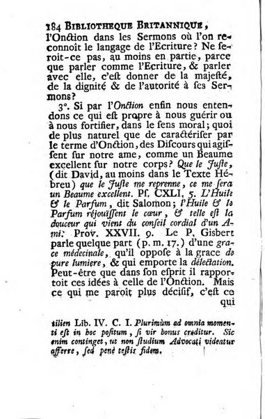 Bibliotheque britannique ou histoire des ouvrages des savans de la Grande Bretagne