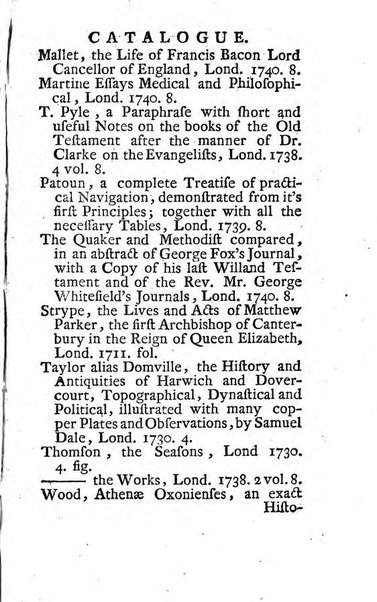 Bibliotheque britannique ou histoire des ouvrages des savans de la Grande Bretagne