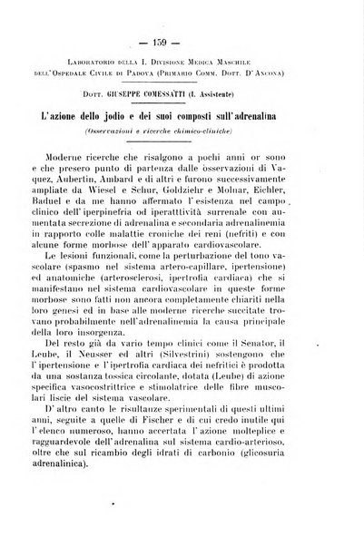 Archivio di farmacologia sperimentale e scienze affini