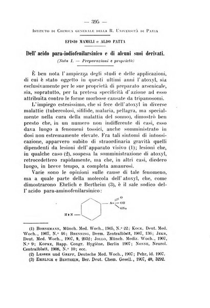 Archivio di farmacologia sperimentale e scienze affini