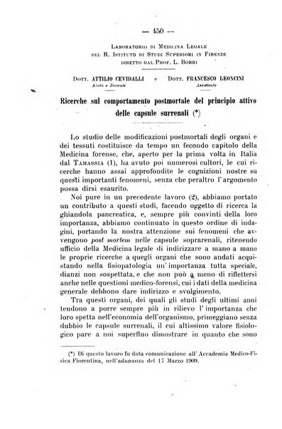 Archivio di farmacologia sperimentale e scienze affini