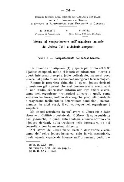 Archivio di farmacologia sperimentale e scienze affini