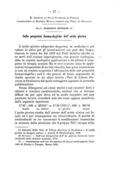 Archivio di farmacologia sperimentale e scienze affini