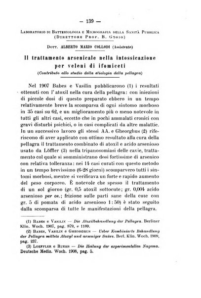 Archivio di farmacologia sperimentale e scienze affini