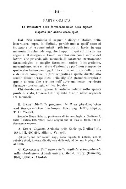 Archivio di farmacologia sperimentale e scienze affini