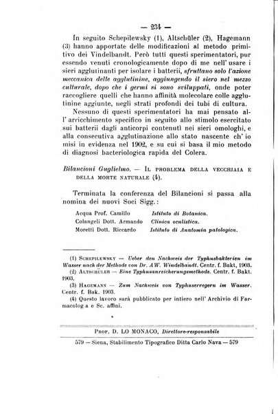 Archivio di farmacologia sperimentale e scienze affini