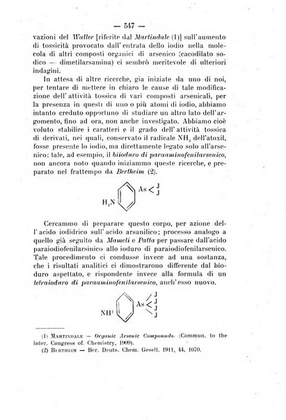 Archivio di farmacologia sperimentale e scienze affini