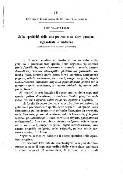 Archivio di farmacologia sperimentale e scienze affini