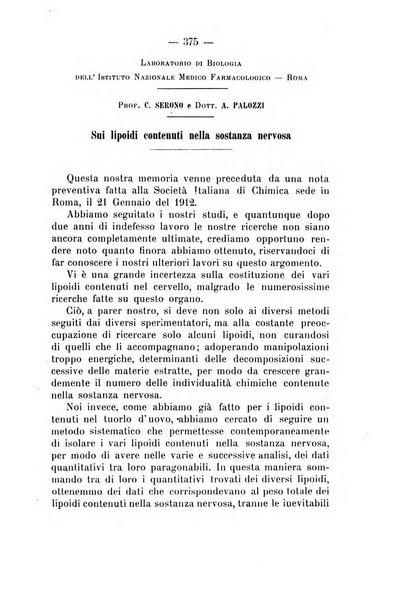 Archivio di farmacologia sperimentale e scienze affini