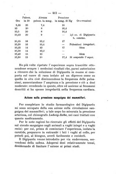 Archivio di farmacologia sperimentale e scienze affini