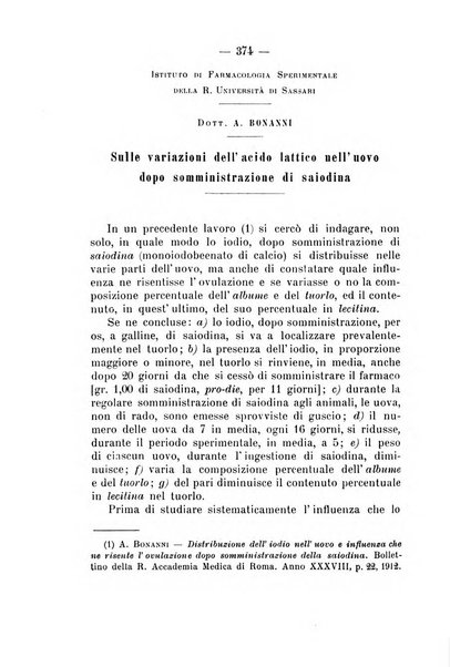 Archivio di farmacologia sperimentale e scienze affini