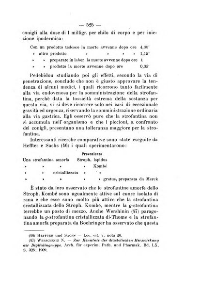 Archivio di farmacologia sperimentale e scienze affini