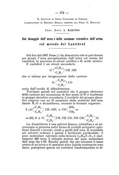 Archivio di farmacologia sperimentale e scienze affini