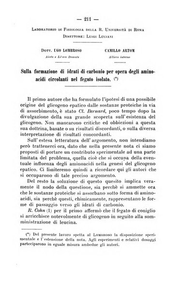 Archivio di farmacologia sperimentale e scienze affini