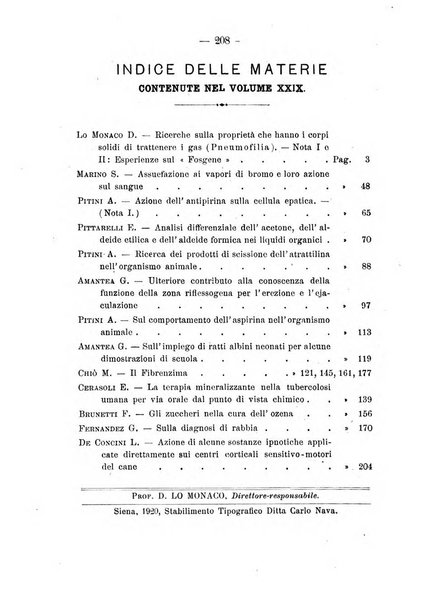 Archivio di farmacologia sperimentale e scienze affini