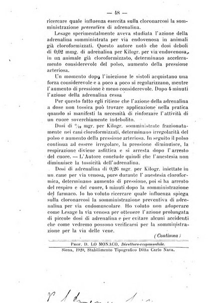 Archivio di farmacologia sperimentale e scienze affini