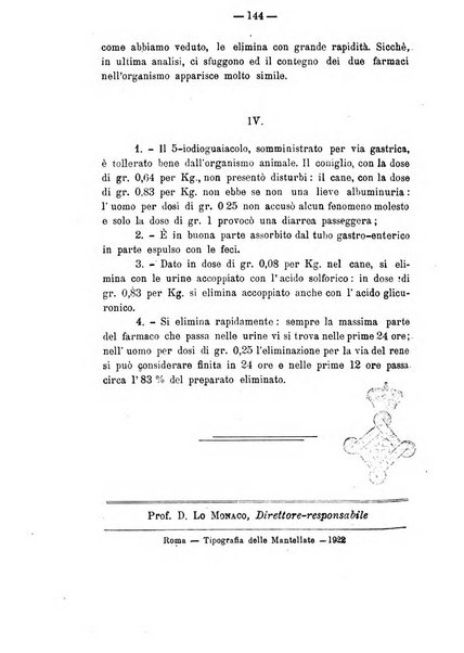 Archivio di farmacologia sperimentale e scienze affini