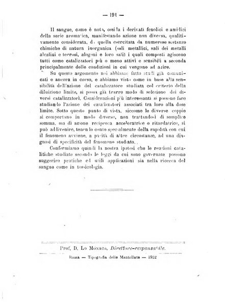 Archivio di farmacologia sperimentale e scienze affini