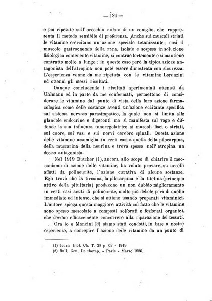 Archivio di farmacologia sperimentale e scienze affini