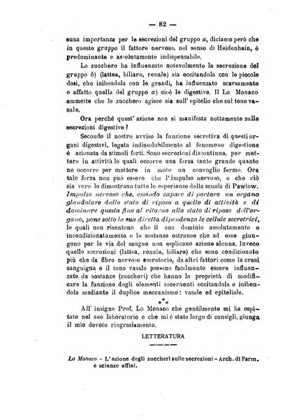 Archivio di farmacologia sperimentale e scienze affini